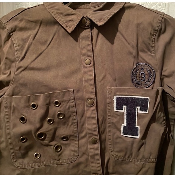 Zara Brown Utility Jacket for Women - Picture 3 of 4